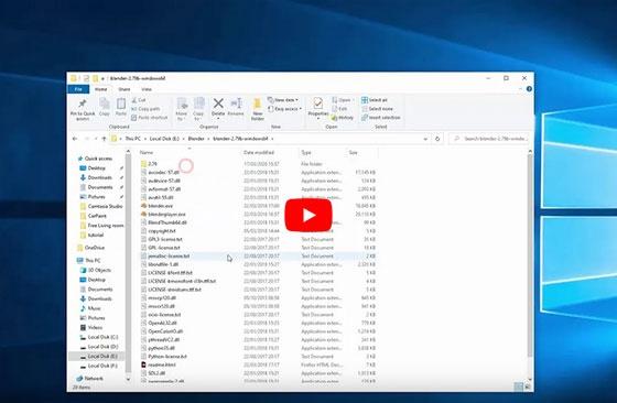 Installazioni portatili delle versioni ufficiali di Blender 2.79b e 2.82a